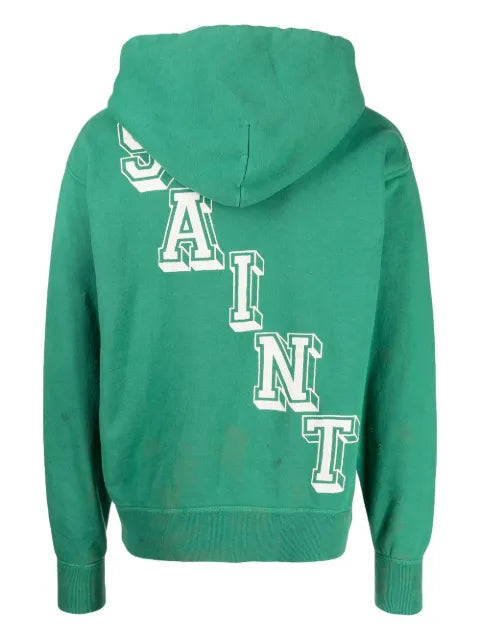 SAINT MXXXXXX Angel of Death cotton hoodie