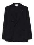 Lardini houndstooth double-breasted jacket