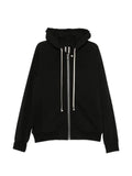 Rick Owens Tower windbreaker in black heavy jersey